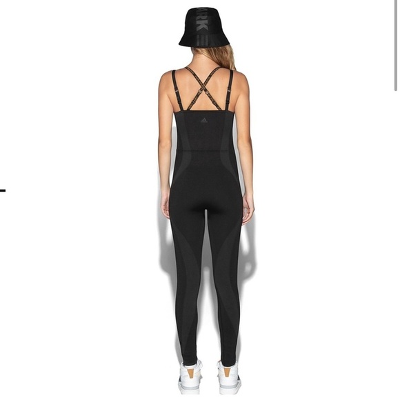 ❌SOLD❌NWT Adidas x Ivy Park Knit Catsuit Black Size L - Picture 3 of 12